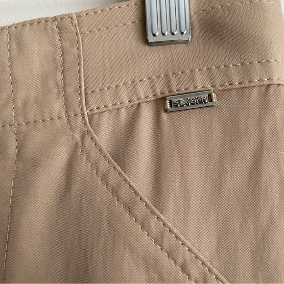 St John Utility Pocket Button Skirt - Picture 3 of 10